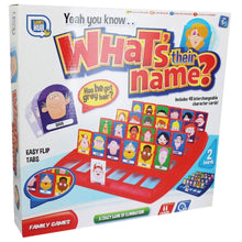 Carica l&#39;immagine nel visualizzatore di Gallery, Whats Their Name Guess Who Board Game Traditional Classic Kids Family Gift Toy
