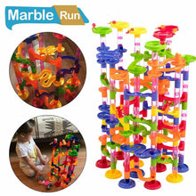 Load image into Gallery viewer, 219PC MARBLE RUN RACE SET CONSTRUCTION BUILDING BLOCKS KIDS TOY GAME TRACK
