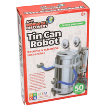 Carica l&#39;immagine nel visualizzatore di Gallery, Make Your Own Tin Can Robot
