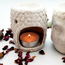 Cargar imagen en el visor de la galería, Oil Burner Wax Melt Tea Light Holder Aromatherapy Ceramic Buddha Ornament Gift
