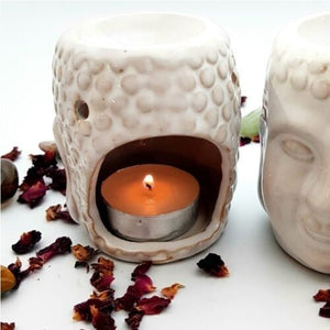 Oil Burner Wax Melt Tea Light Holder Aromatherapy Ceramic Buddha Ornament Gift