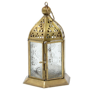 Gold Moroccan Lantern Vintage Tea Light Candle Holder Metal Home Décor Gift