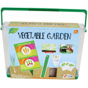 Kids Vegetable Grow Kit Childrens See Through Garden Grow Box Plant Science Set