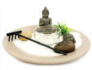 Buddha Zen Garden Tealight Candle Holder Home House Decoration