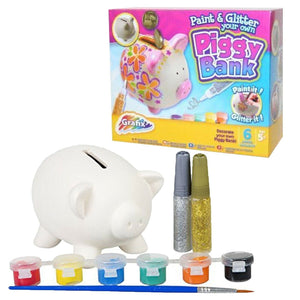 Paint Your Own Piggy Bank Set Paint Your Own Money Box Kids Savings Bank