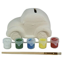 Carica l&#39;immagine nel visualizzatore di Gallery, Paint Your Own Piggy Bank Car Money Childrens Kids Create Painting Gift Savings
