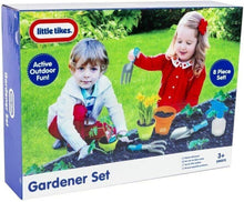 Carica l&#39;immagine nel visualizzatore di Gallery, 8Pcs Little Tikes Kids Gardener Garden Tool Toys Set Kids Planting Outdoor Gift
