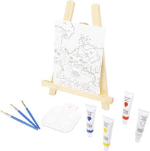 Charger l&#39;image dans la galerie, Kids Art Set Children&#39;s Painting Board Wooden Easel Drawing Board Gift Present
