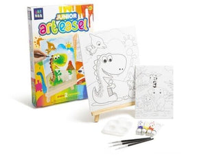 Kids Art Set Children's Painting Board Wooden Easel Drawing Board Gift Present