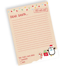 Charger l&#39;image dans la galerie, Kids Christmas List Letter to Santa Writing Kit Xmas Eve Kids Childrens 7 Pc Set
