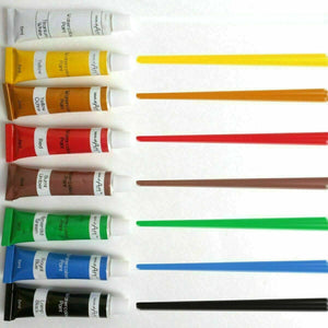 Watercolour Paint 12ml Large Tubes Art Craft 10 Colours Artist Painting Tray Set