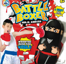 Charger l&#39;image dans la galerie, Kids Junior Boys Boxing Free Standing Punch Bag Set Children Inflatable Ninja
