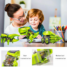 Cargar imagen en el visor de la galería, Make Your Own Walking Robot Dinosaur 4 in 1 Mechanics Kit
