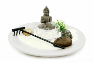 Buddha Zen Garden Tealight Candle Holder Home House Decoration