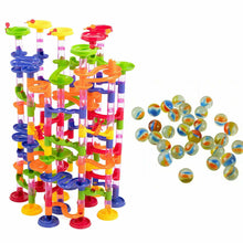 Load image into Gallery viewer, 219PC MARBLE RUN RACE SET CONSTRUCTION BUILDING BLOCKS KIDS TOY GAME TRACK
