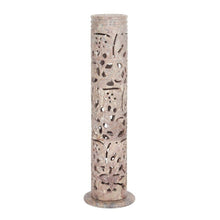 Charger l&#39;image dans la galerie, Incense Joss Stick Holder Hand carved Soapstone Elephant Tower Ornament Gift
