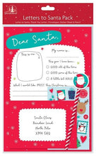 Charger l&#39;image dans la galerie, Kids Christmas List Letter to Santa Writing Kit Xmas Eve Kids Childrens 6 Pc Set
