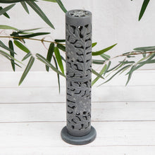 Charger l&#39;image dans la galerie, Incense Joss Stick Holder Hand carved Soapstone Elephant Tower Ornament Gift
