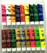 Load image into Gallery viewer, 18 Piece Paint Set Childrens Paint Set Non Toxic Kids Acrylic Paints 36ml tubes
