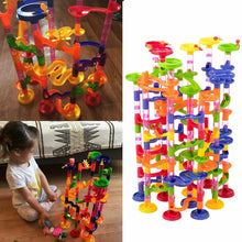 Load image into Gallery viewer, 219PC MARBLE RUN RACE SET CONSTRUCTION BUILDING BLOCKS KIDS TOY GAME TRACK
