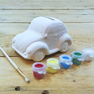 Paint Your Own Piggy Bank Car Money Childrens Kids Create Painting Gift Savings