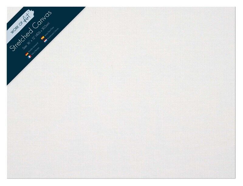 Blank Artist Canvas Art Board Plain Painting Stretched Framed White Large Small