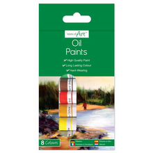 Cargar imagen en el visor de la galería, Oil Paints 8 x 6ml Painting Crafts Fine Art Artist Set School Rock Painting
