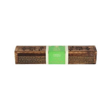 Cargar imagen en el visor de la galería, Wooden Incense Stick Holder Burner Joss Incense Box Ash Catcher 10 FREE STICKS!
