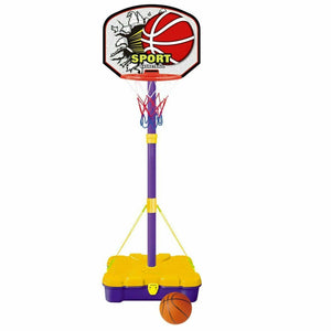 Free Standing Basketball Hoop Net Backboard Stand Set Adjustable Portable