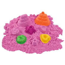 Cargar imagen en el visor de la galería, Magic Sand Beach Moulds Magic Childrens Kids Moving Play Set 1kg Tub 6 Moulds
