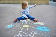 Load image into Gallery viewer, 24 Giant Pavement Street Art Chalks Large Colour Sticks Craft School Play 5359
