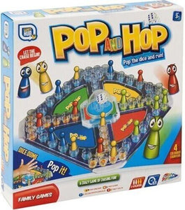 Hop And Pop Kids Family Frustration Board Childrens Family Game Ludo Classic Toy