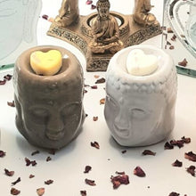 Cargar imagen en el visor de la galería, Oil Burner Wax Melt Tea Light Holder Aromatherapy Ceramic Buddha Ornament Gift
