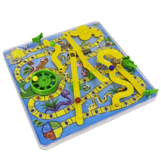 3D Snakes and ladders Kids Children's Board Game Traditional Family Toy