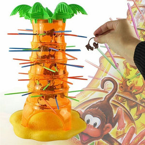 Falling Tumbling Monkey Family ker Plunk Toy Climbing Board Game Kids Adult Gift