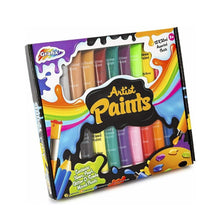 Load image into Gallery viewer, Neon Glitter Pearl Ready Mixed Paint Art Craft School 18 Multi Colour 36ml Paint
