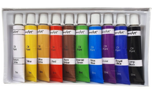 Cargar imagen en el visor de la galería, Oil Paints Set Artist Art Craft School Painting Colours 10 x 12ml Kit Set
