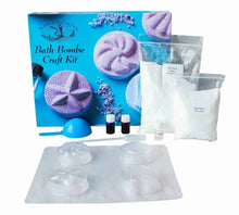 Load image into Gallery viewer, Bath Bomb Making Kit House Of Crafts Set Make Your Own Shell Moulds Scented Gift
