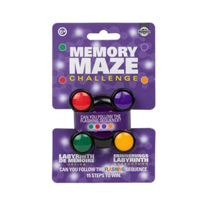 Memory Maze Pocket Light and Sound Sequence Remember Challenge Game Puzzle Toy