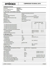 Charger l&#39;image dans la galerie, COMPRESSOR EMBRACO EMU5125Y 220-240 V 50 Hz 876AA67 R-600a RSIR-RSCR
