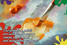 Carica l&#39;immagine nel visualizzatore di Gallery, Watercolour Oil Acrylic Artist Paint School Set Art Hub  15 Vibrant Colours
