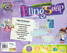 Carica l&#39;immagine nel visualizzatore di Gallery, Make Your Own Soap Childrens Kids Kit Scented Glitter Bling Soap
