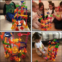 Load image into Gallery viewer, 219PC MARBLE RUN RACE SET CONSTRUCTION BUILDING BLOCKS KIDS TOY GAME TRACK
