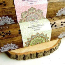 Cargar imagen en el visor de la galería, Wooden Incense Stick Holder Burner Joss Incense Box Ash Catcher 10 FREE STICKS!
