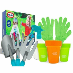 8Pcs Little Tikes Kids Gardener Garden Tool Toys Set Kids Planting Outdoor Gift