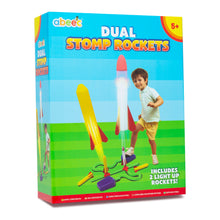 Carica l&#39;immagine nel visualizzatore di Gallery, Light Up Double Stomp Air Rocket Launcher Kids Foam Toy Science Gift
