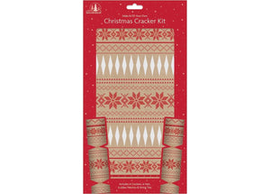 Make Your Own Christmas Cracker Kit Xmas Hats Jokes Snappers Craft