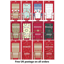 Load image into Gallery viewer, Make Your Own Christmas Cracker Kit Xmas Hats Jokes Snappers Craft
