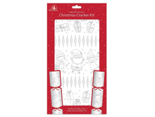 Cargar imagen en el visor de la galería, Make Your Own Christmas Cracker Kit Xmas Hats Jokes Snappers Craft
