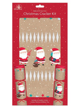 Load image into Gallery viewer, Make Your Own Christmas Cracker Kit Xmas Hats Jokes Snappers Craft
